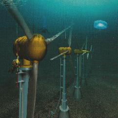 Les hydroliennes: éolienne sous marine